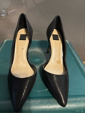 White House Black Market Black Pointed Toe Ella Pumps